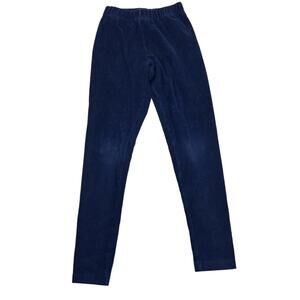 Hanna Andersson Blue Corduroy Ribbed Leggings